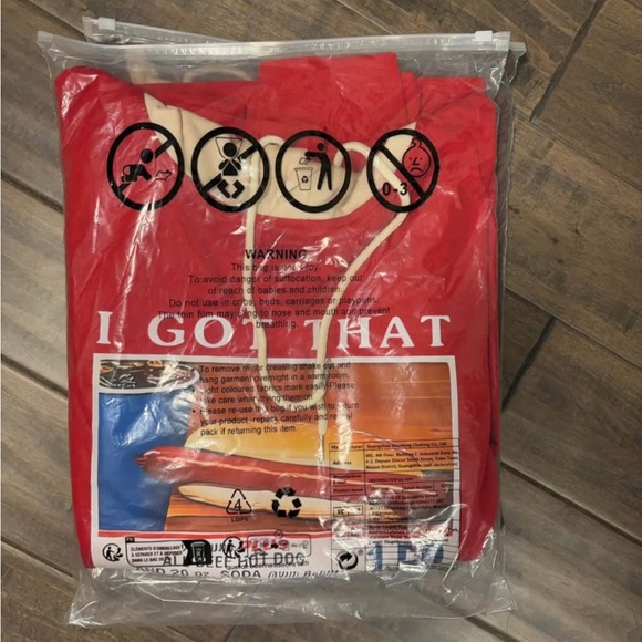 I Got That Dog In Me Hotdog Sweater - New in Package - Picture 3 of 3